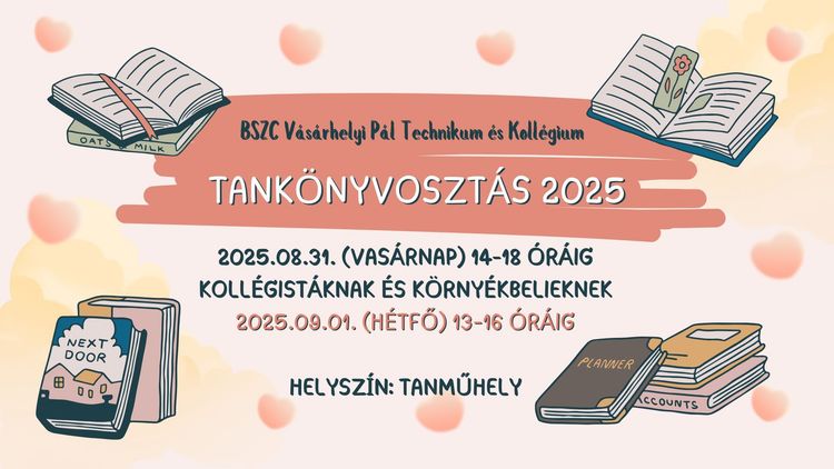  Tankönyvosztás 2025